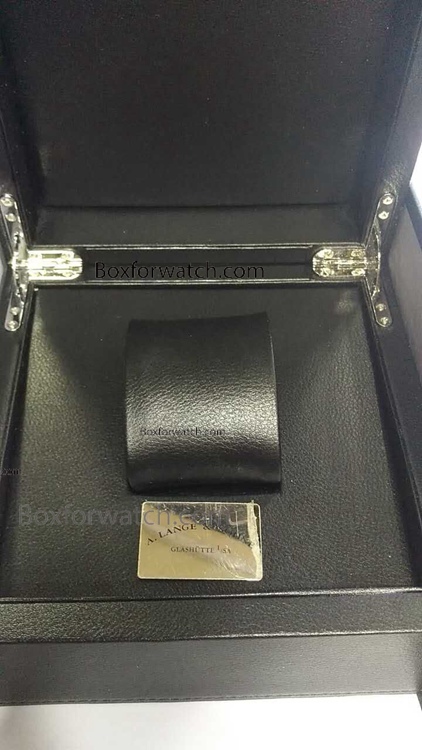 Replacement A. Lange and Sohne Black Leather Watch Box Replica